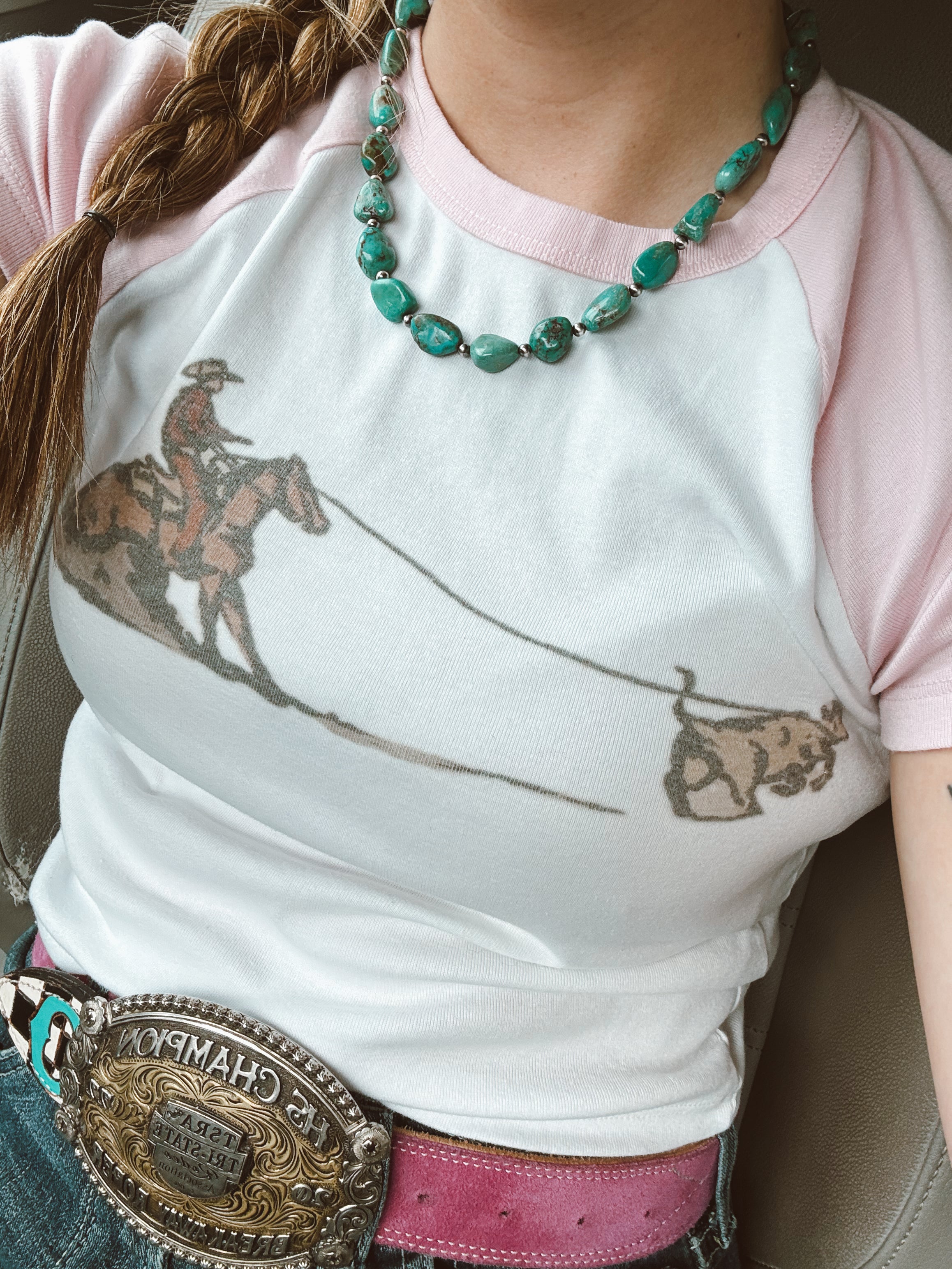 Breakaway Roper Baby Doll Tee